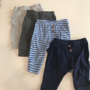 Set of 4 baby boy lounge pants size 3M Carter’s